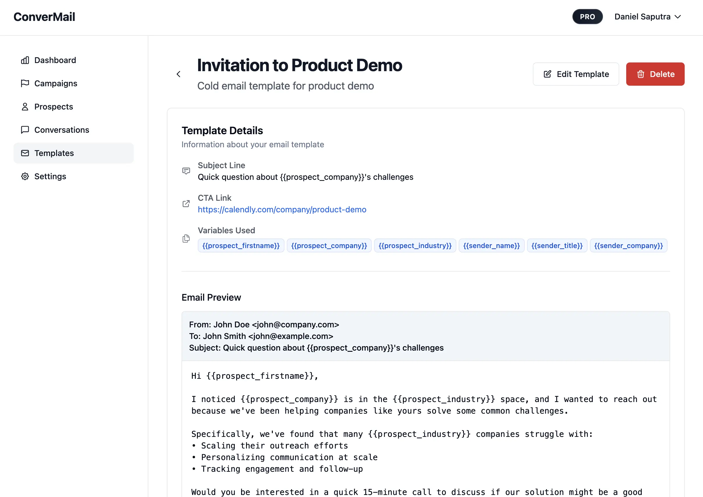 Email Template Editor